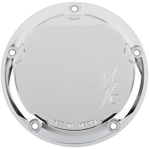 Dished 5 Hole Derby Cover - M8 Bagger (Chrome)